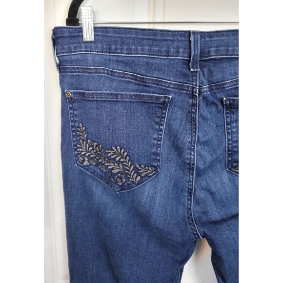 NYDJ Embroidered Barbara Bootcut Jeans Size 16 - Picture 7 of 9